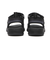 K7169　17-22 DOUBLEFOM SANDAL　BLACK　691518-0001
