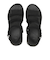 S0056　3BELT SANDAL　BLACK　688400-0001
