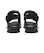 S0056　3BELT SANDAL　BLACK　688400-0001