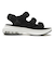 S0056　3BELT SANDAL　BLACK/WHITE　688400-0002