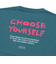 125-011005　CHOOSE YOURSELF COTTON TEE　BLUE　696822-0001