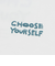 125-011005　CHOOSE YOURSELF COTTON TEE　WHITE　696822-0002