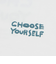 125-011005　CHOOSE YOURSELF COTTON TEE　WHITE　696822-0002