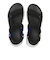 S0055　STRAP SANDAL　BLACK/WHITE　688399-0001
