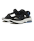 S0055　STRAP SANDAL　BLACK/WHITE　688399-0001
