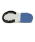 S0055　STRAP SANDAL　BLACK/WHITE　688399-0001