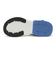 S0055　STRAP SANDAL　BLACK/WHITE　688399-0001