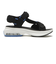 S0055　STRAP SANDAL　BLACK/WHITE　688399-0001