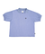 125R3061300　W Collared Cropped Tee　BLUE　695081-0003