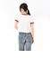 125R3013400　W Logo Ringer TEE　RED　695076-0001