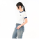 125R3013400　W Logo Ringer TEE　BLUE　695076-0002