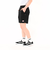 125R3153100　W Set Sweat Short PANTS　BLACK　695074-0002