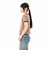 125R3013400　W Logo Ringer TEE　BEIGE　695076-0003