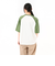 125R3023600　W Raglan Sleeve LOGO Tee　GREEN　695082-0002