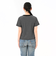 125R3010800　W Multi border Tee　BLACK　695073-0001