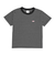 125R3010800　W Multi border Tee　BLACK　695073-0001