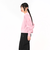 125R3070900　W Wide Football LS Tee　PINK　695077-0003