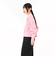 125R3070900　W Wide Football LS Tee　PINK　695077-0003