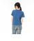 125R3010800　W Multi border Tee　BLUE　695073-0002