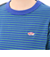 125R3010800　W Multi border Tee　BLUE　695073-0002