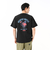 125R1014000　M Breakfast Waffles PKT TEE　BLACK　694981-0002