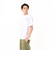 125R1014000　M Breakfast Waffles PKT TEE　WHITE　694981-0001