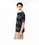 125R1110900　M S/S Rugby Shirt　GRY x BLK　695063-0001