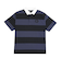 125R1110900　M S/S Rugby Shirt　GRY x BLK　695063-0001
