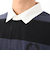 125R1110900　M S/S Rugby Shirt　GRY x BLK　695063-0001