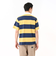125R1110900　M S/S Rugby Shirt　YLW x NVY　695063-0002