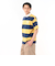125R1110900　M S/S Rugby Shirt　YLW x NVY　695063-0002