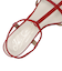 JE80252　P.D.STRAP SDL 2　E/RED　696965-0002