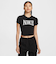 HQ1710　W SLIM CROP TEE STREET　010BLK　695645-0001
