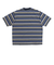 125R1012400　M CAVE Crew Neck Border TEE　NAVY　695056-0001