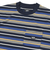 125R1012400　M CAVE Crew Neck Border TEE　NAVY　695056-0001