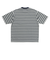 125R1012400　M CAVE Crew Neck Border TEE　GRAY　695056-0002