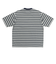 125R1012400　M CAVE Crew Neck Border TEE　GRAY　695056-0002