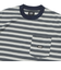 125R1012400　M CAVE Crew Neck Border TEE　GRAY　695056-0002