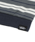 125R1112300　M CAVEJERSEY Border PoloShirt　GRAY　695055-0002