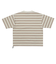 125R1013700　M Multi Border PKT TEE　BROWN　694976-0003