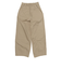 125R3141100　W Tuck Pants　BEIGE　695079-0002