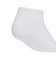 JV7398　U LINER SOCKS 3P　WHITE/BLACK　698596-0001