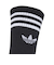 JV7402　U 3ST CREW SOCKS 3P　BLACK/WHITE　698599-0001