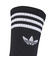 JV7402　U 3ST CREW SOCKS 3P　BLACK/WHITE　698599-0001