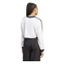 JV9740　W JACQUARD LS TOP　WHITE/BLACK　698625-0001
