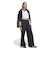 JV9740　W JACQUARD LS TOP　WHITE/BLACK　698625-0001