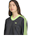JV9737　W JACQUARD LS TOP　BLK/SGREEN　698624-0001