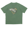 425R1013201　M Steelhead Trout PKT TEE　GREEN　697441-0002
