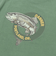 425R1013201　M Steelhead Trout PKT TEE　GREEN　697441-0002