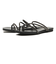JE80255　RHINESTN SDL 1　BLACK　701469-0001